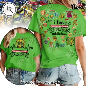 Teenage Mutant Ninja Turtles Premium Classic Cartoon Graphic T-Shirt