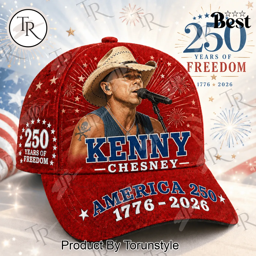 Kenny Chesney America 250 Years of Freedom Commemorative Patriotic Classic Cap Kenny Chesney America 250 Years of Freedom Commemorative Patriotic Classic Cap