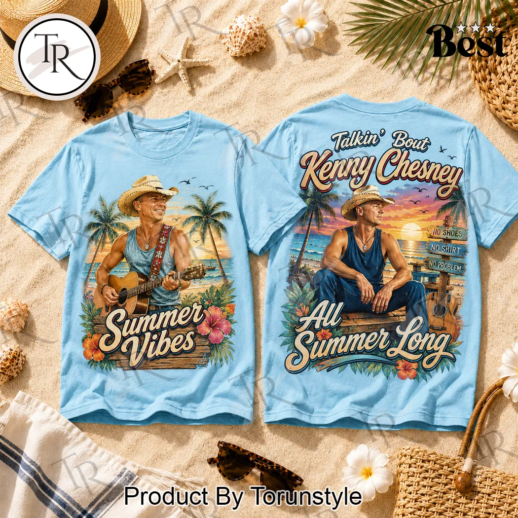 Kenny Chesney Talkin Bout All Summer Long Country Music Graphic T-Shirt Kenny Chesney Talkin Bout All Summer Long Country Music Graphic T-Shirt