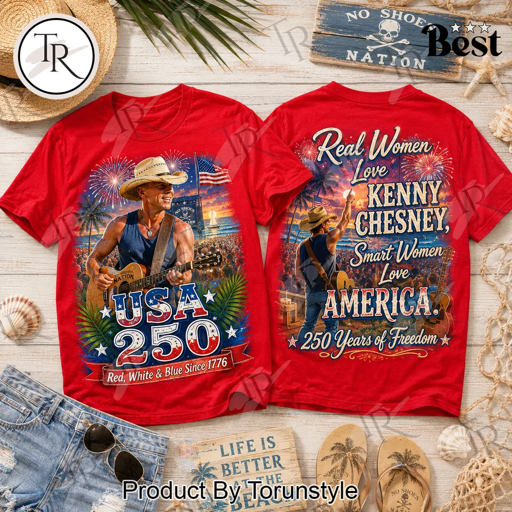 Kenny Chesney USA 250 Years Of Freedom Patriotic Country Music Graphic T-Shirt Kenny Chesney USA 250 Years Of Freedom Patriotic Country Music Graphic T-Shirt