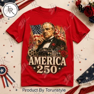 The Godfather America 250 Years Of Freedom Iconic Movie Graphic T-Shirt
