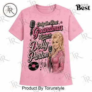 Retro Dolly Parton Country Music Legend Pink Tribute Best Grandma Gift T-Shirt