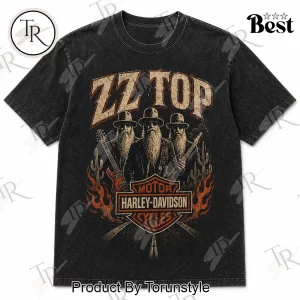 ZZ Top Long Beards Loud Guitars Vintage Graphic T-Shirt
