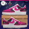 Rock The Pink Atlanta Dream WNBA Special Edition Custom Nike Air Force 1 Shoes Rock The Pink Atlanta Dream WNBA Special Edition Custom Nike Air Force 1 Shoes