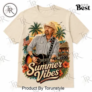 Toby Keith Tribute Country Music Summer Vibes Vintage Graphic T-Shirt