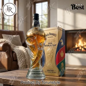 Jack Daniels FIFA World Cup 2026 United USA Canada Mexico Limited Edition Commemorative Whiskey Bottle