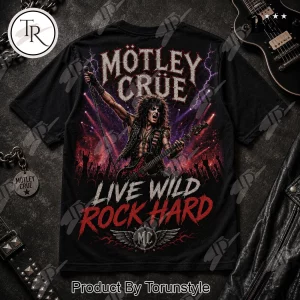 Mötley Crüe Glam Metal Legend Graphic T-Shirt