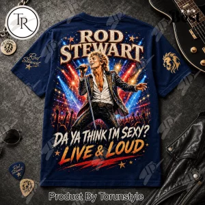 Rod Stewart Rock Legend Forever Young Graphic T-Shirt