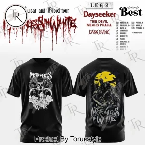 Motionless In White Sweat and Blood Tour Official Merch Hoodie
