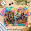 Van Halen Good Days Sound Better Retro Tie Dye Graphic T-Shirt Van Halen Good Days Sound Better Retro Tie Dye Graphic T-Shirt