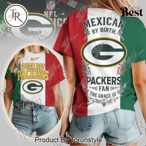 Green Bay Packers Mexican by Birth Pride Women’s Graphic T-Shirt