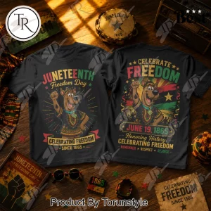 Scooby-Doo Juneteenth Freedom Day Celebration Graphic T-Shirt
