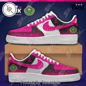 Seattle Storm WNBA Rock The Pink Custom Nike Air Force 1 Sneakers