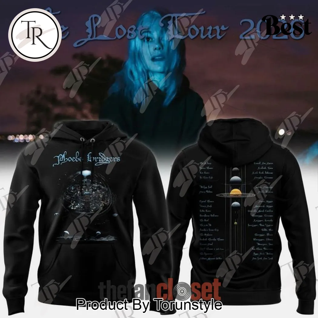 Phoebe Bridgers The Lost Tour 2026 Planetarium Concert Graphic Black Hoodie Phoebe Bridgers The Lost Tour 2026 Planetarium Concert Graphic Black Hoodie