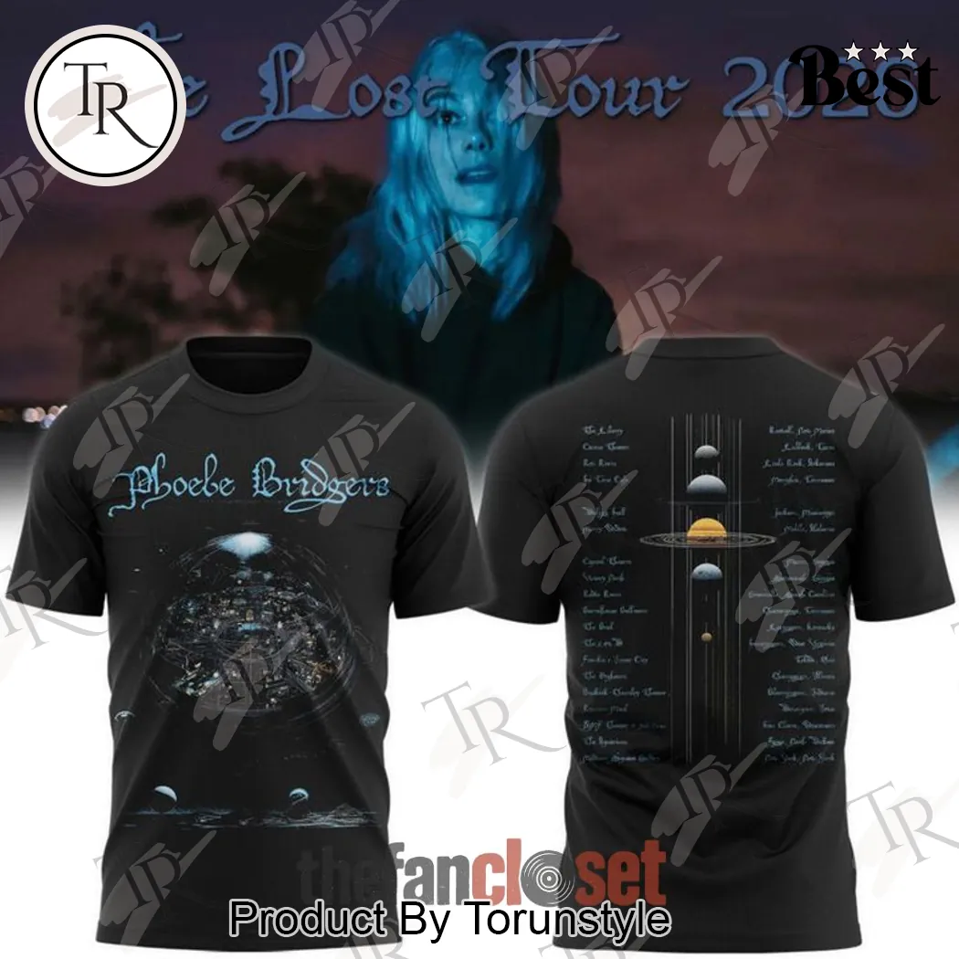 Phoebe Bridgers The Lost Tour 2026 Planetarium Concert Graphic Black Hoodie Phoebe Bridgers The Lost Tour 2026 Planetarium Concert Graphic Black Hoodie