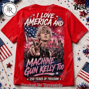 Machine Gun Kelly America 250 Years Of Freedom Patriotic T-Shirt