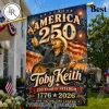 Bruce Springsteen America 250th Anniversary Commemorative Garden Flag