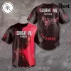 Noah Kahan The Great Divide Tour 2026 Reds MLB Collaboration Baseball Jersey Noah Kahan The Great Divide Tour 2026 Reds MLB Collaboration Baseball Jersey