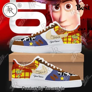 Taylor Swift x Woody Toy Story 5 Custom Name Premium Air Force 1 Sneakers