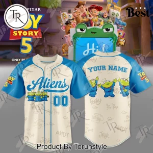 Disney Pixar Toy Story 5 Little Green Aliens Personalized Commemorative Custom Baseball Jersey