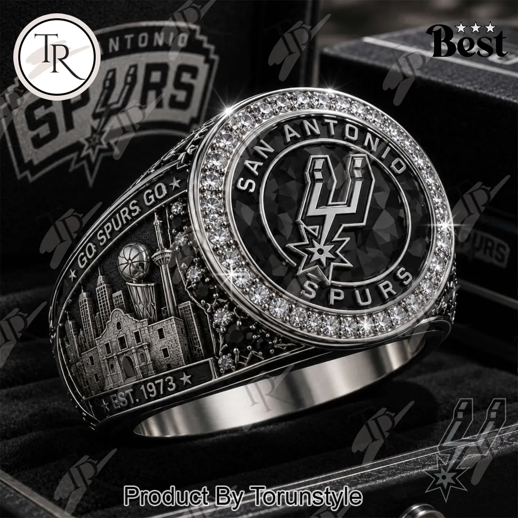 San Antonio Spurs Est 1973 Commemorative Championship Style Fan Ring San Antonio Spurs Est 1973 Commemorative Championship Style Fan Ring