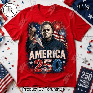 America 250 Michael Myers Anniversary Graphic T-Shirt