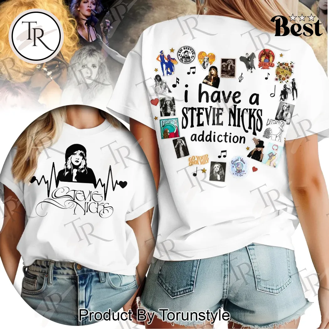 Stevie Nicks Fan Addiction Quote Graphic T-Shirt Stevie Nicks Fan Addiction Quote Graphic T-Shirt