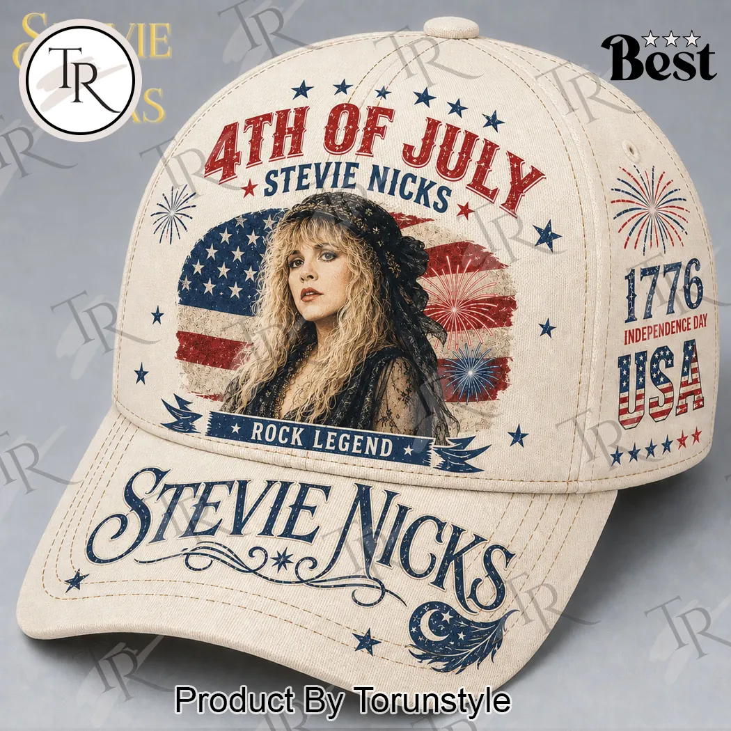 Stevie Nicks Rock Legend 4th of July Patriotic American Flag Baseball Cap Stevie Nicks Rock Legend 4th of July Patriotic American Flag Baseball Cap