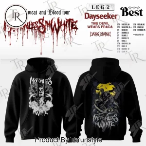 Motionless In White Sweat and Blood Tour Official Merch Hoodie Motionless In White Sweat and Blood Tour Official Merch Hoodie