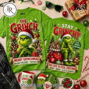 The Grinch Merry Grinchmas Festive Holiday T-Shirt The Grinch Merry Grinchmas Festive Holiday T-Shirt