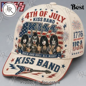 KISS Band 4th of July Patriotic American Flag Vintage Rock Music Baseball Cap KISS Band 4th of July Patriotic American Flag Vintage Rock Music Baseball Cap