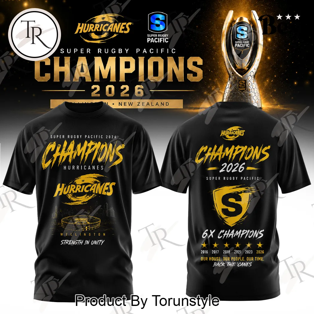Wellington Hurricanes Super Rugby Pacific 2026 Champions Commemorative Pullover Hoodie Wellington Hurricanes Super Rugby Pacific 2026 Champions Commemorative Pullover Hoodie