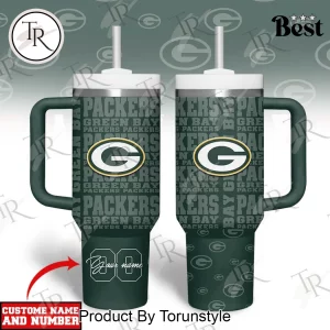 Green Bay Packers Personalized Custom Name Number 40oz Tumbler Green Bay Packers Personalized Custom Name Number 40oz Tumbler