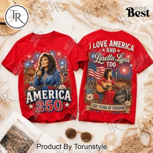 Loretta Lynn 250 Years Of Freedom Patriotic T-Shirt