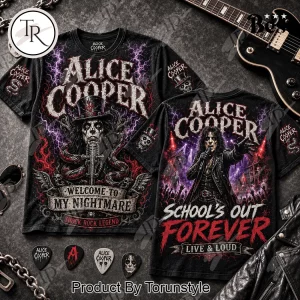 Alice Cooper Welcome To My Nightmare Premium Graphic T-Shirt Alice Cooper Welcome To My Nightmare Premium Graphic T-Shirt