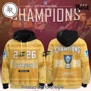 Hurricanes Super Rugby Pacific 2026 Champions Commemorative Limited Edition Pullover Hoodie Hurricanes Super Rugby Pacific 2026 Champions Commemorative Limited Edition Pullover Hoodie