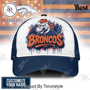 Denver Broncos NFL Personalized Name Graffiti Art Baseball Cap