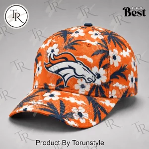 Denver Broncos NFL Premium Tropical Floral Cap