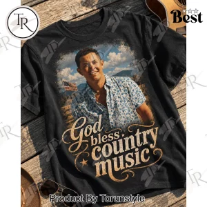 Scotty McCreery God Bless Country Music Vintage Double Sided T-Shirt
