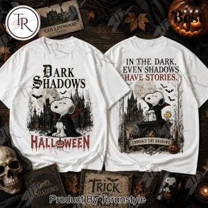 Snoopy Vampire Dark Shadows Collinwood Gothic Halloween Graphic T-Shirt