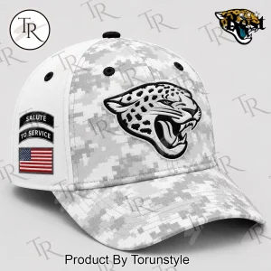 Jacksonville Jaguars Salute to Service Military Appreciation White Digital Camo Baseball Cap