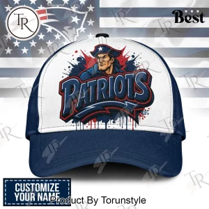 New England Patriots Personalized Graffiti Paint Splatter NFL Fan Baseball Cap