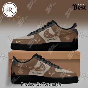 Personalized Phillies Hunting Edition Brown Outdoor Fan Gift Air Force 1 Sneakers