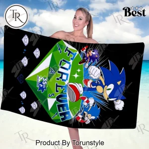 Sonic the Hedgehog 35th Anniversary Forever Fast Commemorative Beach Towel