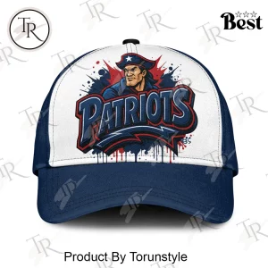 New England Patriots Personalized Graffiti Paint Splatter NFL Fan Baseball Cap