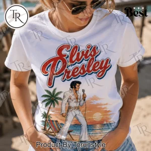 Elvis Presley Las Vegas Still The King Vintage Graphic T-Shirt