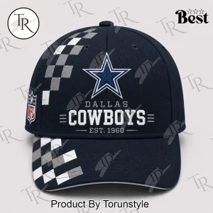 Dallas Cowboys NFL Est 1960 Premium Checkered Sideline Baseball Cap