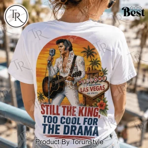 Elvis Presley Las Vegas Still The King Vintage Graphic T-Shirt