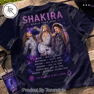 Shakira North America Tour 2026 Wolf Graphic Music Fan Graphic T-Shirt