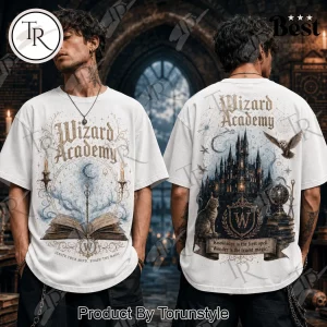 Wizard Academy Magic Castle Vintage Aesthetic Graphic T-Shirt
